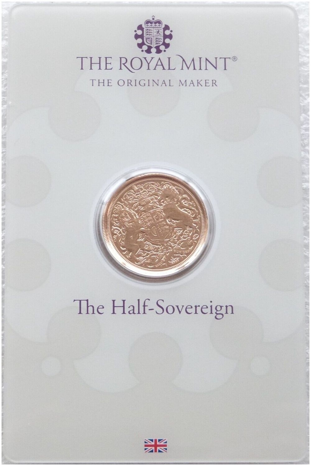 2022 Memorial Half Sovereign Gold Coin Mint Card