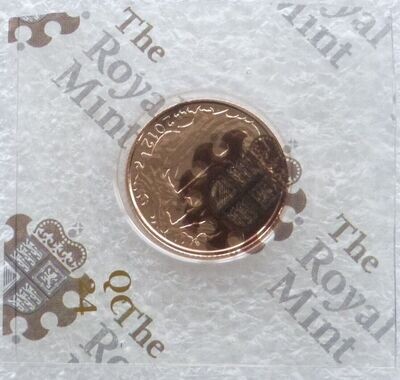 2012 Diamond Jubilee Half Sovereign Gold Coin