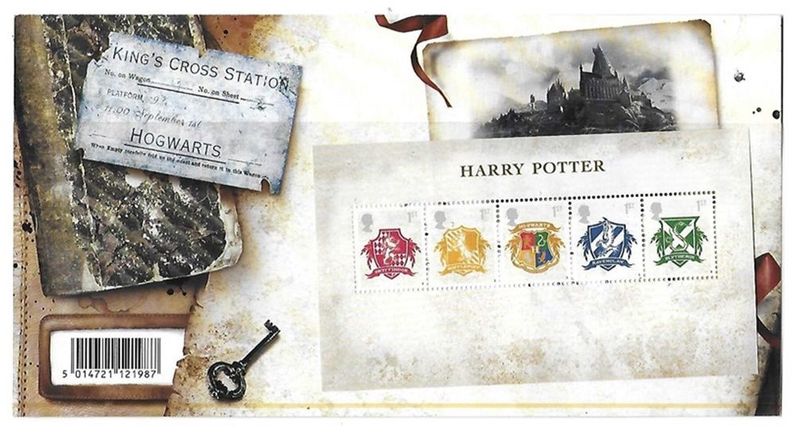 2007 Royal Mail Harry Potter 5 Stamp Presentation Pack Mini Sheet 2007 Royal Mail Harry Potter 5 Stamp Presentation Pack Mini Sheet