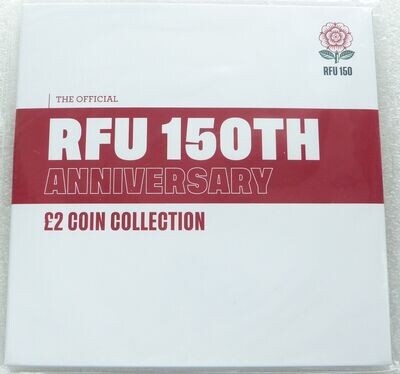 2021 Jersey Rugby Football Union RFU £2 Brilliant Uncirculated 5 Coin Set Pack 2021 Jersey Rugby Football Union RFU £2 Brilliant Uncirculated 5 Coin Set Pack