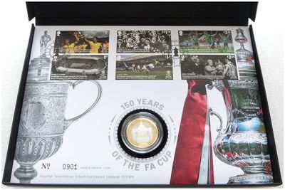 2022 FA Cup £2 Silver Proof Coin First Day Cover