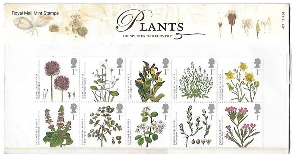 2009 Royal Mail Plants 14 Stamp Presentation Pack and Mini Sheet 2009 Royal Mail Plants 14 Stamp Presentation Pack and Mini Sheet