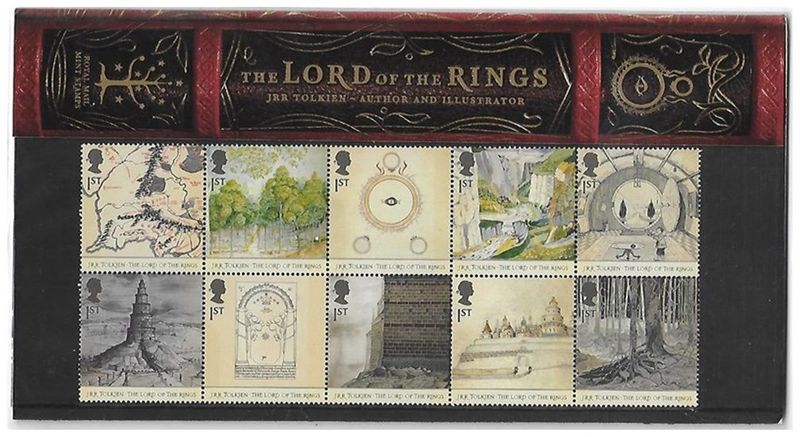 2004 Royal Mail Lord of the Rings 10 Stamp Presentation Pack 2004 Royal Mail Lord of the Rings 10 Stamp Presentation Pack