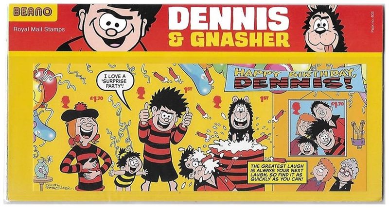 2021 Royal Mail Beano Dennis and Gnasher 10 Stamp Presentation Pack and Mini Sheet 2021 Royal Mail Beano Dennis and Gnasher 10 Stamp Presentation Pack and Mini Sheet