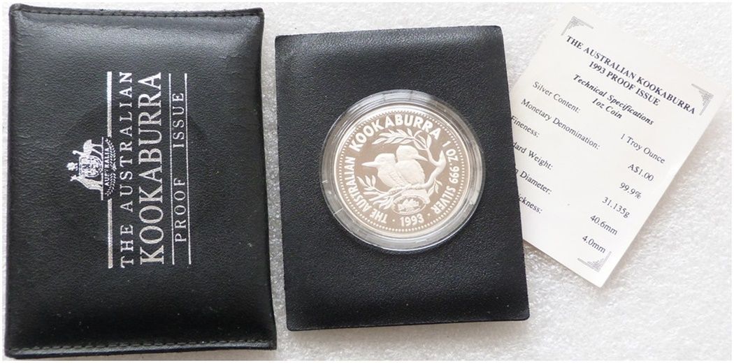 1993 Australia Kookaburra Sydney Opera House Privy $1 Silver Proof 1oz Coin Box Coa 1993 Australia Kookaburra Sydney Opera House Privy $1 Silver Proof 1oz Coin Box Coa