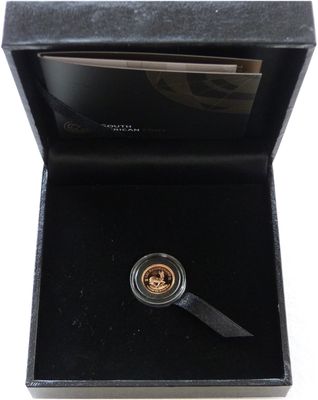 2017 South Africa 50th Anniversary Privy Mark Krugerrand Gold Proof 1/20oz Coin Box Coa