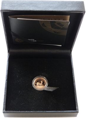 2017 South Africa 50th Anniversary Privy Mark Tenth Krugerrand Gold Proof 1/10oz Coin Box Coa