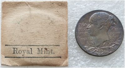 1897 Royal Mint Queen Victoria Diamond Jubilee Silver Medal - Royal Mint Price £270