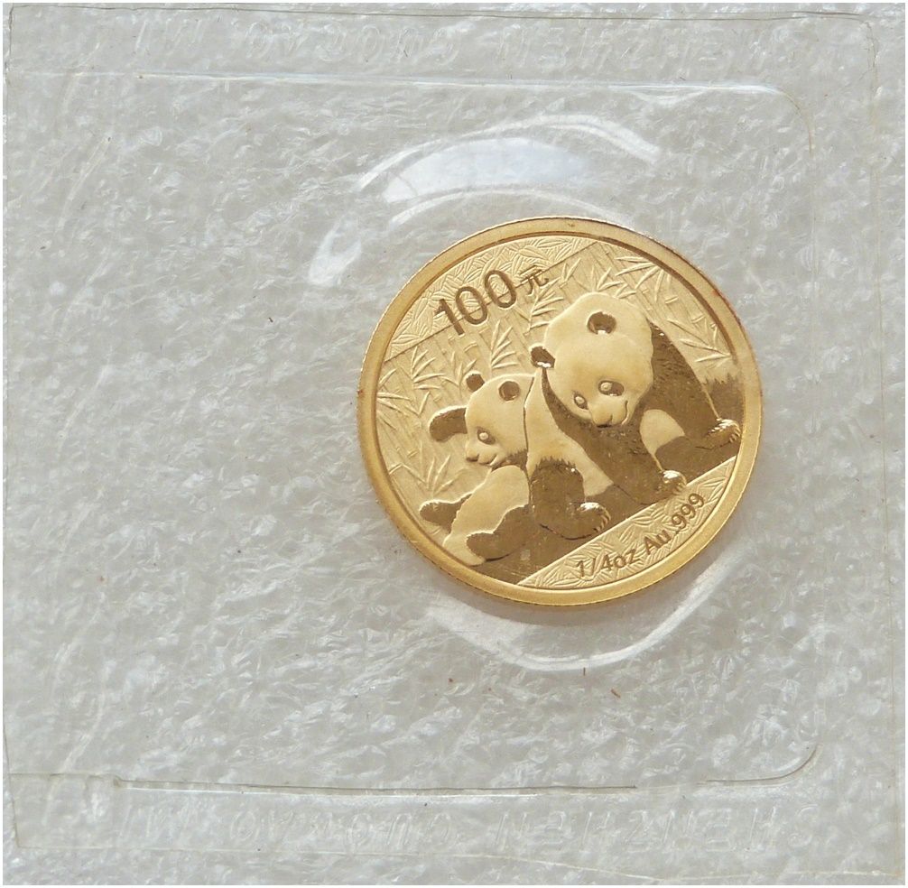 2010 China Panda 100 Yuan Gold 1/4oz Coin Sealed 2010 China Panda 100 Yuan Gold 1/4oz Coin Sealed