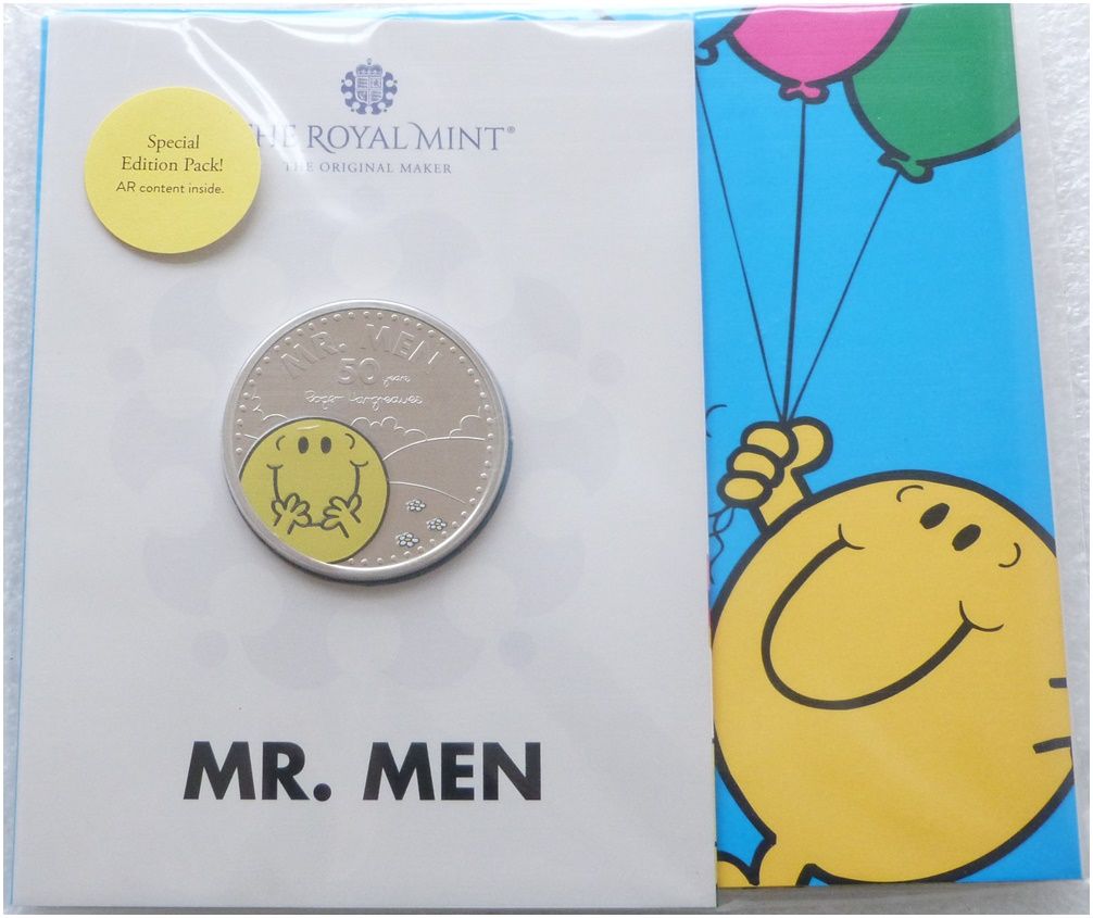 2021 Mr Men Little Miss Mr Happy Colour £5 Brilliant Uncirculated Coin Pack Sealed 2021 Mr Men Little Miss Mr Happy Colour £5 Brilliant Uncirculated Coin Pack Sealed