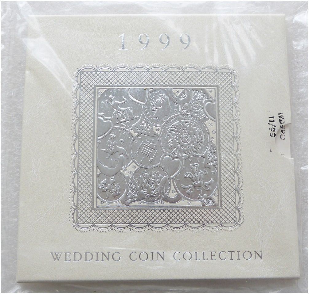 1999 Wedding Gift Definitive Brilliant Uncirculated 8 Coin Set Sealed