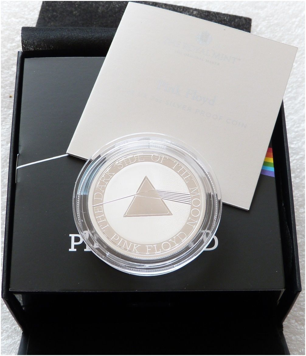 2026 Music Legends Pink Floyd £5 Silver Proof 2oz Coin Box Coa 2026 Music Legends Pink Floyd £5 Silver Proof 2oz Coin Box Coa