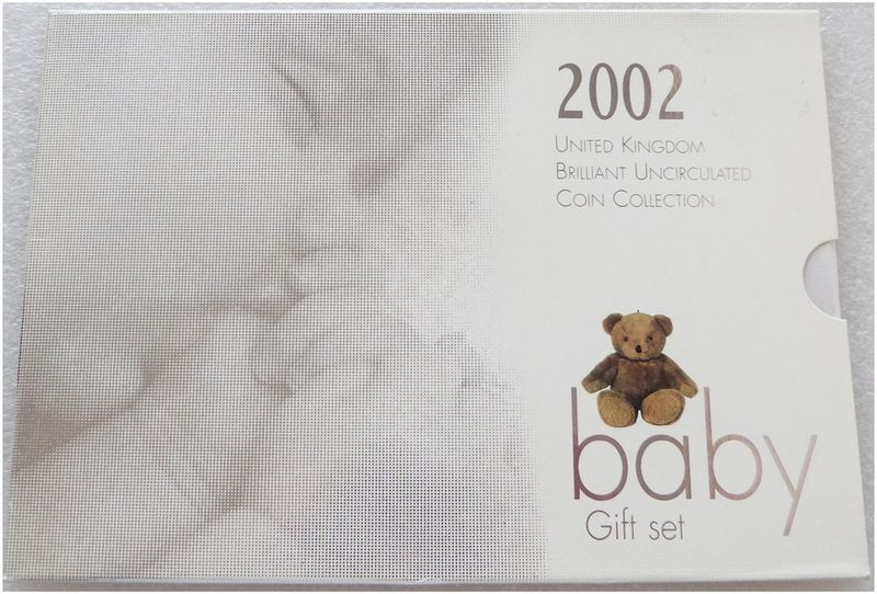 2002 Royal Mint Baby Gift Annual Brilliant Uncirculated 8 Coin Set 2002 Royal Mint Baby Gift Annual Brilliant Uncirculated 8 Coin Set
