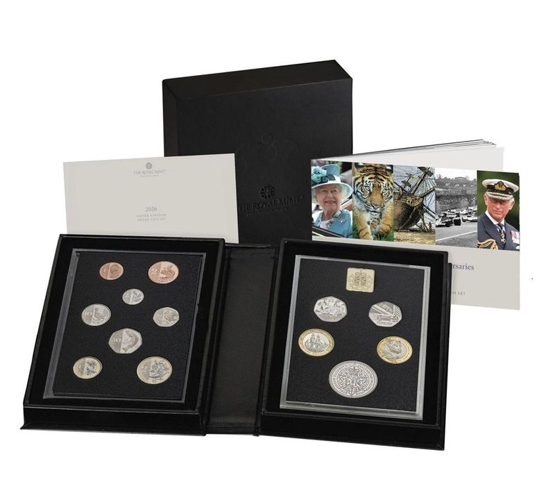2026 Royal Mint Deluxe Collector Proof 13 Coin Set Box Coa 2026 Royal Mint Deluxe Collector Proof 13 Coin Set Box Coa