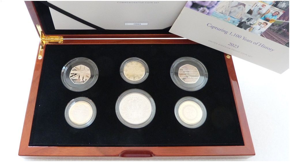 2023 Royal Mint Premium Commemorative Proof 5 Coin Set Box Coa 2023 Royal Mint Premium Commemorative Proof 5 Coin Set Box Coa