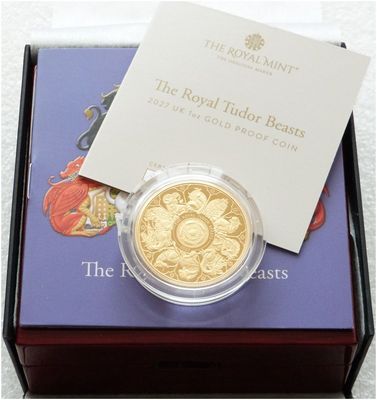 2027 Royal Tudor Beasts Completer £100 Gold Proof 1oz Coin Box Coa 2027 Royal Tudor Beasts Completer £100 Gold Proof 1oz Coin Box Coa