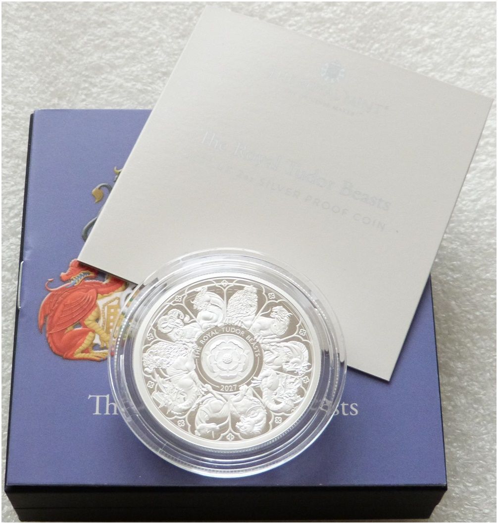 2027 Royal Tudor Beasts Completer £5 Silver Proof 2oz Coin Box Coa 2027 Royal Tudor Beasts Completer £5 Silver Proof 2oz Coin Box Coa