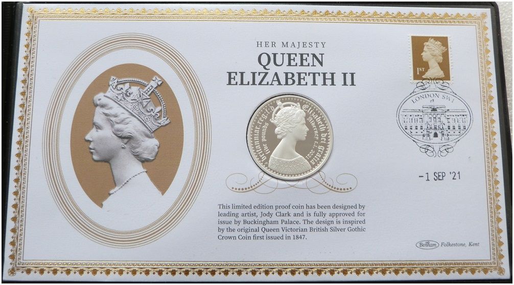 2021 Alderney Gothic Crown £5 Silver Proof Coin First Day Cover 2021 Alderney Gothic Crown £5 Silver Proof Coin First Day Cover