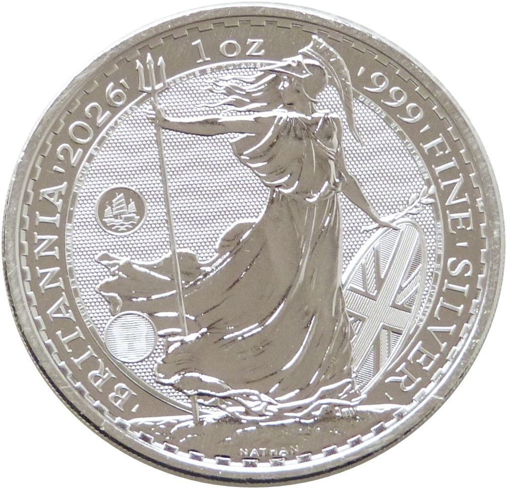 2026 Britannia Hong Kong Junk Boat Privy £2 Silver Bullion 1oz Coin - Waves 2026 Britannia Hong Kong Junk Boat Privy £2 Silver Bullion 1oz Coin - Waves