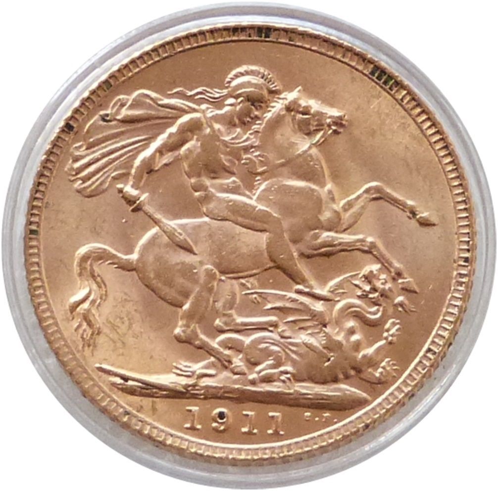 1911 George V Full Sovereign Gold Coin 1911 George V Full Sovereign Gold Coin