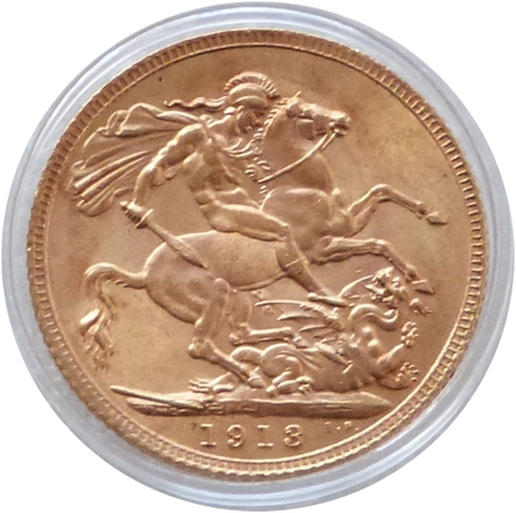1913 George V Full Sovereign Gold Coin 1913 George V Full Sovereign Gold Coin