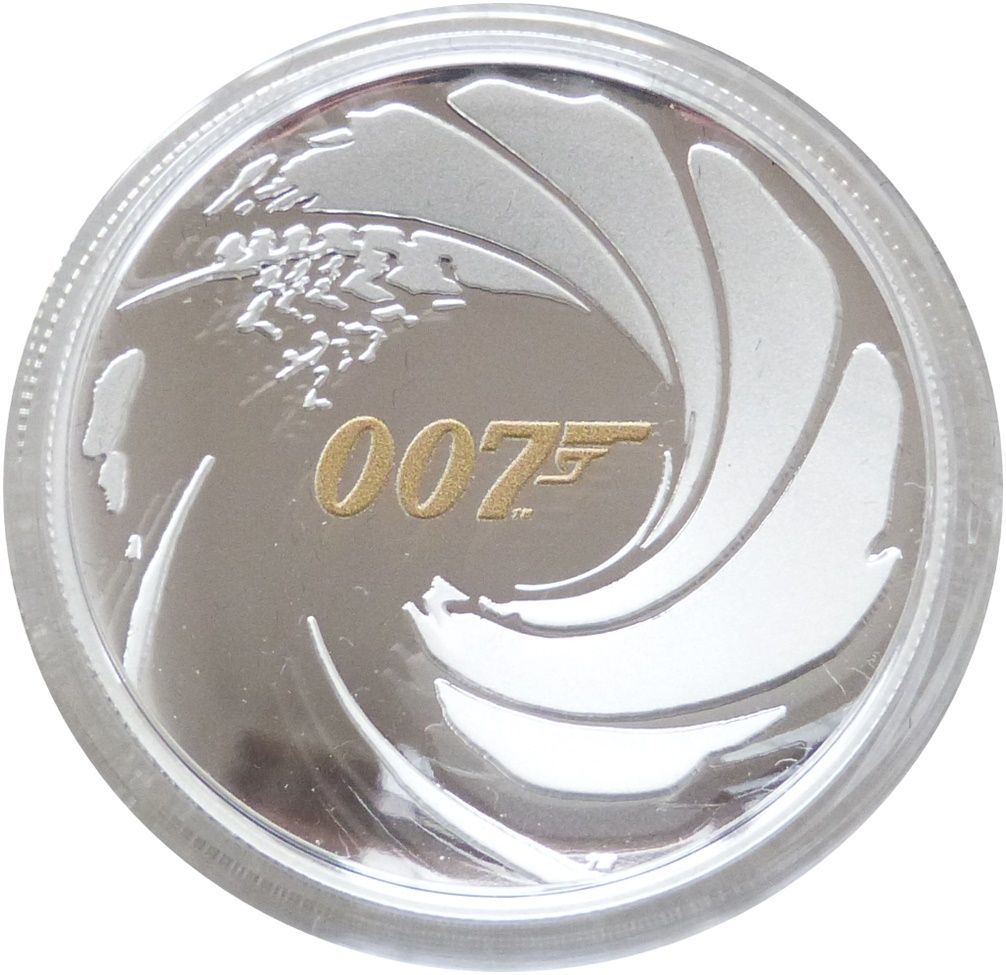 2020 Tuvalu James Bond 007™ High Relief $1 Silver Proof 1oz Coin Box Coa 2020 Tuvalu James Bond 007™ High Relief $1 Silver Proof 1oz Coin Box Coa