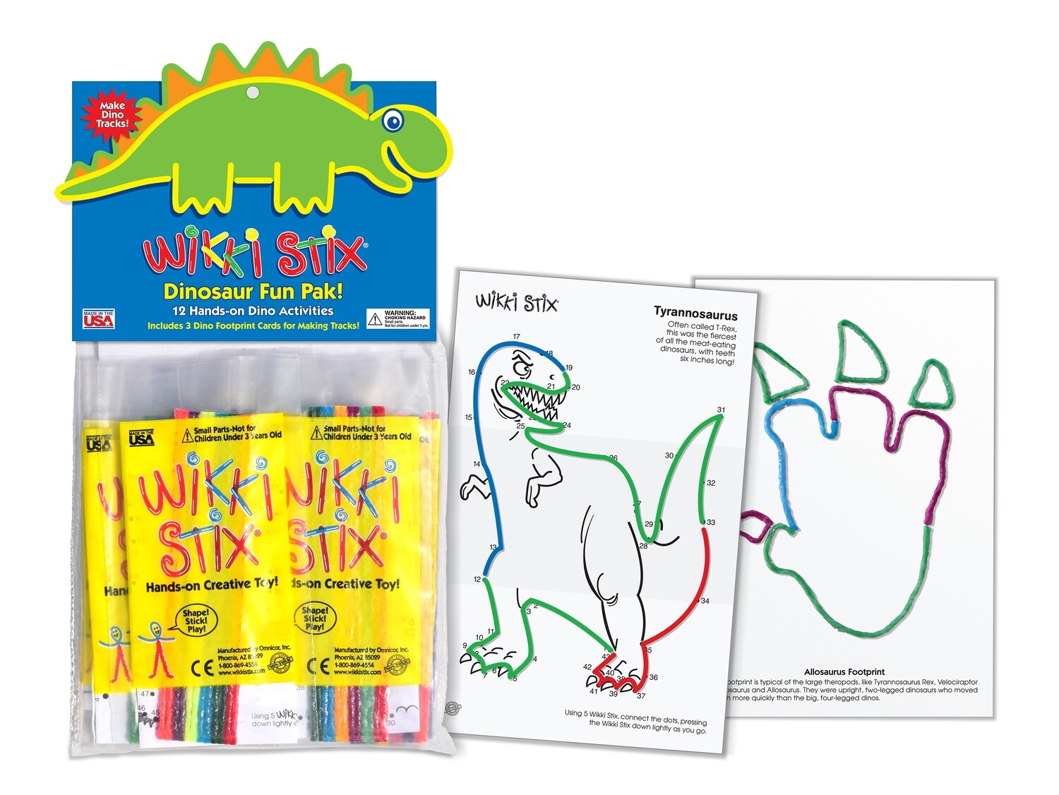 Wikki Stix Dinosaur Fun Pak