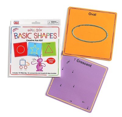 Wikki Stix Basic Shapes Card Set