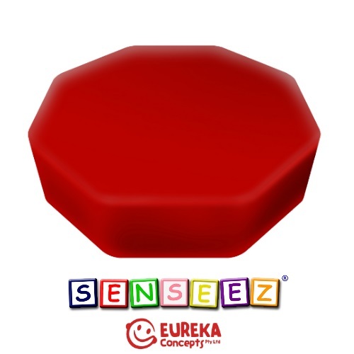 Senseez vibrating cushion - Red Octagon (vinyl)