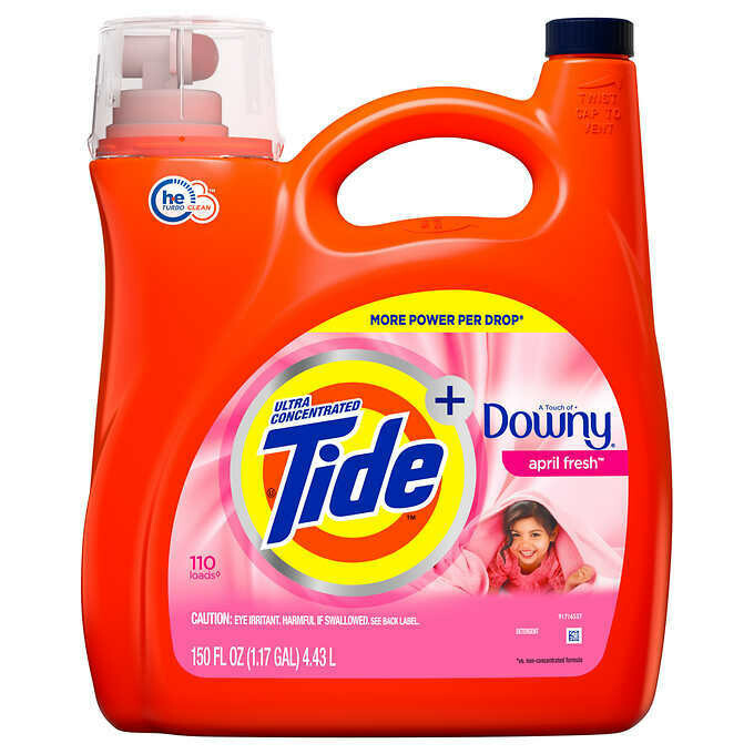 tide ultra concentrated with downy liquid detergent