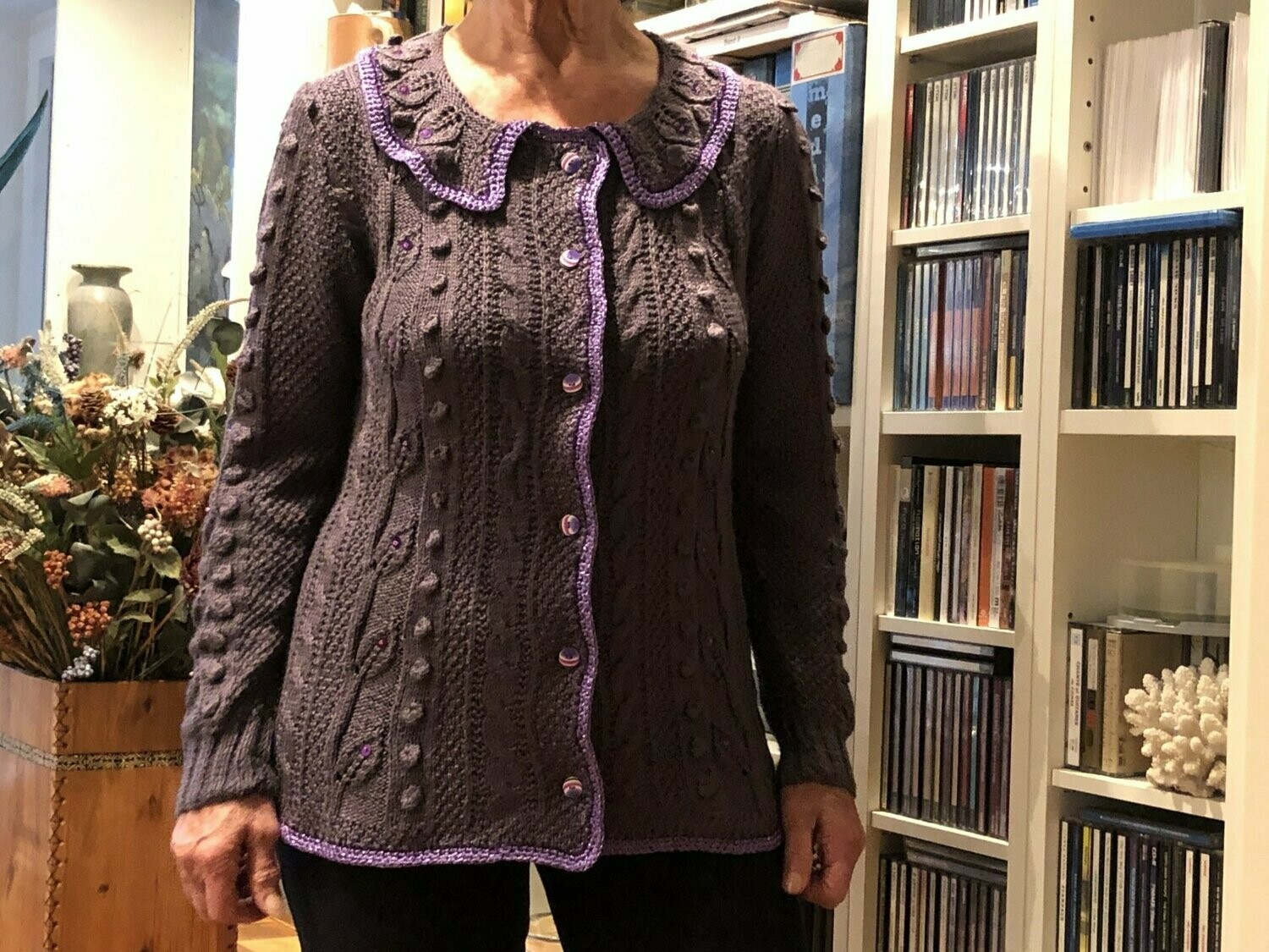 Seidenjacke, Zopfmuster
