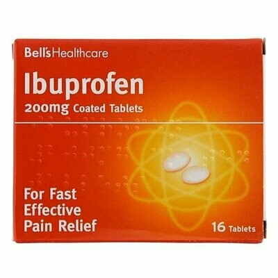 Bells Ibuprofen 200mg Tablet (Round)