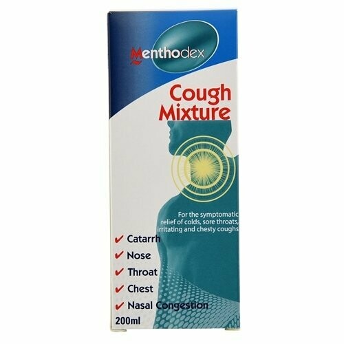 Menthodex Cough Mixture 200ml New Design PnR