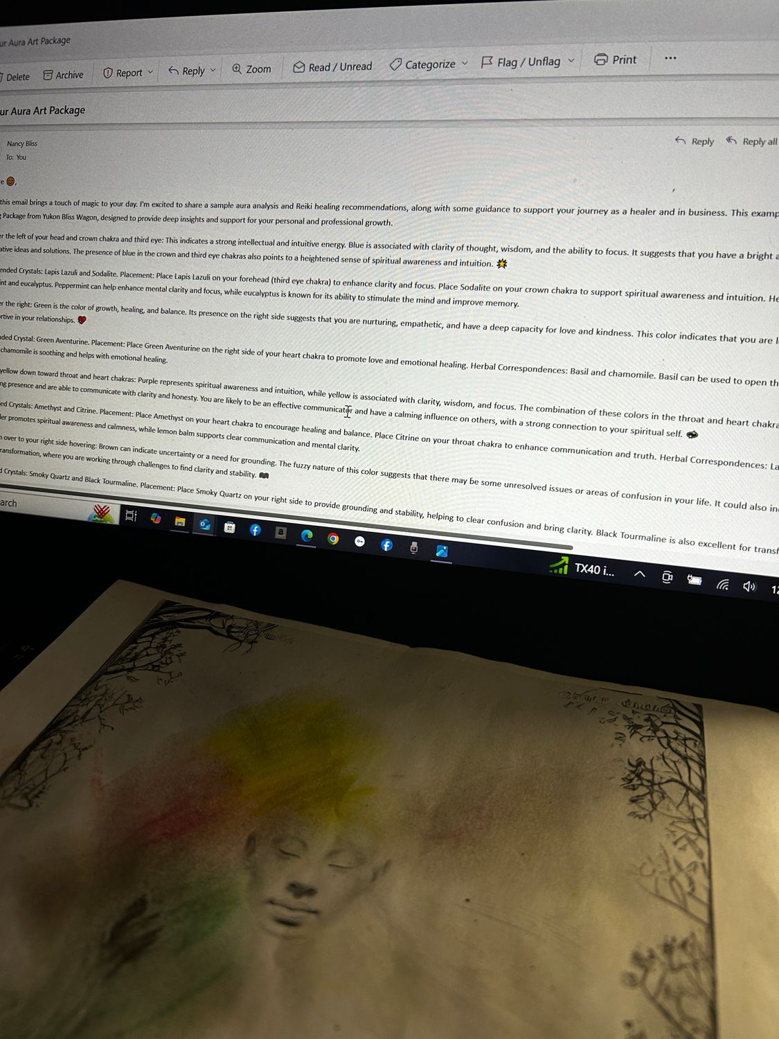 Aura Reading Art Package