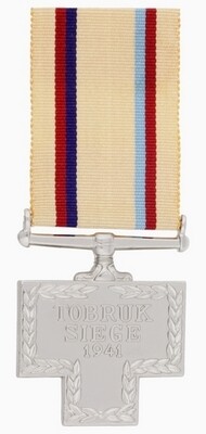 SIEGE OF TOBRUK "T" MEDAL (MINIATURE) SIEGE OF TOBRUK "T" MEDAL (MINIATURE)