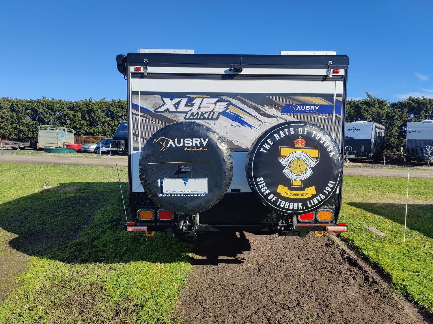 DOTROTA SPARE WHEEL COVERS - CARAVAN, CAMPER, SUV, 4WD