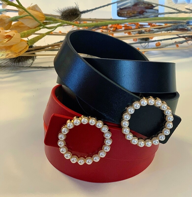 CINTURÓN PERLAS NEGRO