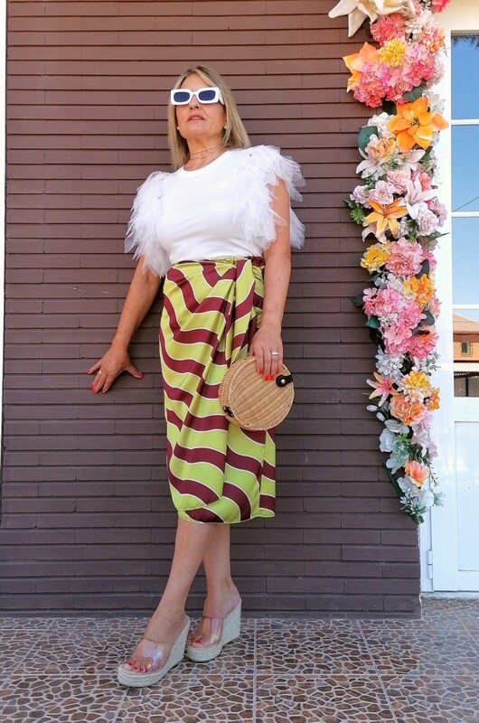 FALDA PAREO  MIDI