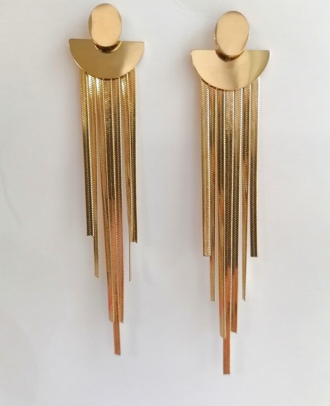 PENDIENTES CASCADA ACERO