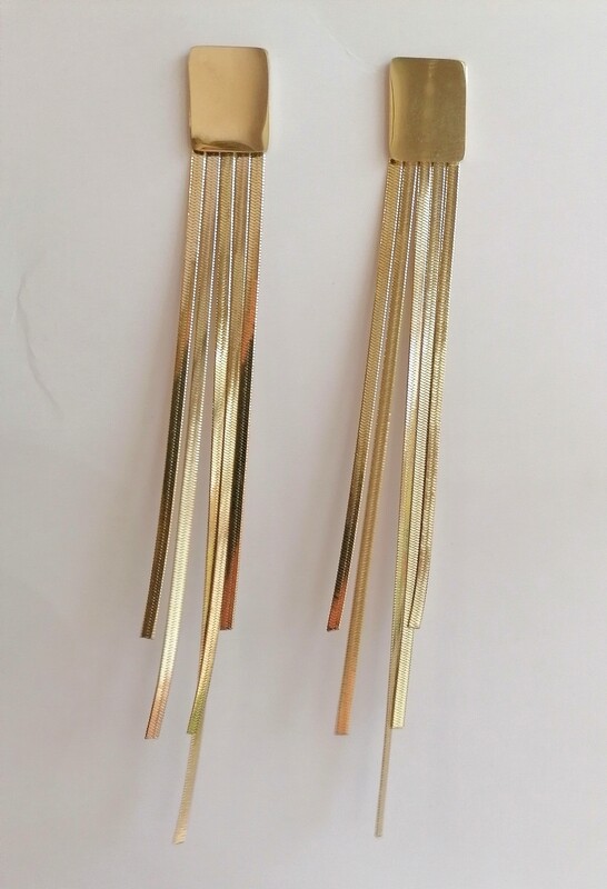 PENDIENTES CASCADA MAXI ACERO