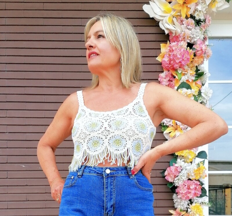 TOP CROCHET VERDE