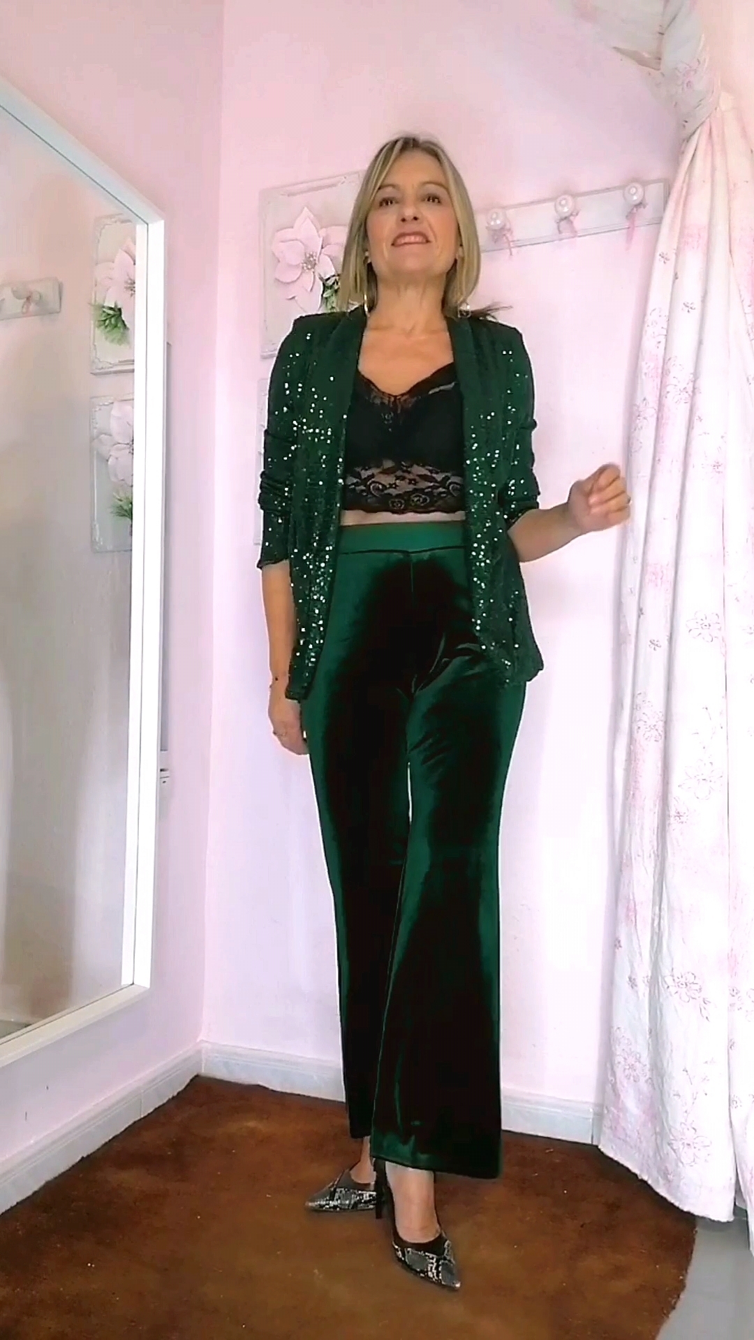 PANTALON FLARE TERCIOPELO