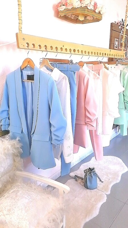 CONJUNTO TRAJE PASTEL AZUL