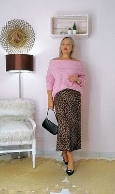 FALDA MIDI ANIMALPRINT