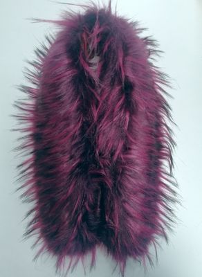 CUELLO PELO SINTÉTICO BURDEOS