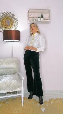 CAMISA FRUNCIDA BLANCA MAXI BOTONES DORADOS