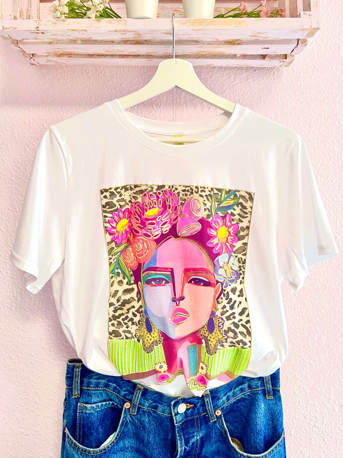 CAMISETA  FRIDA &ANIMAL PRINT