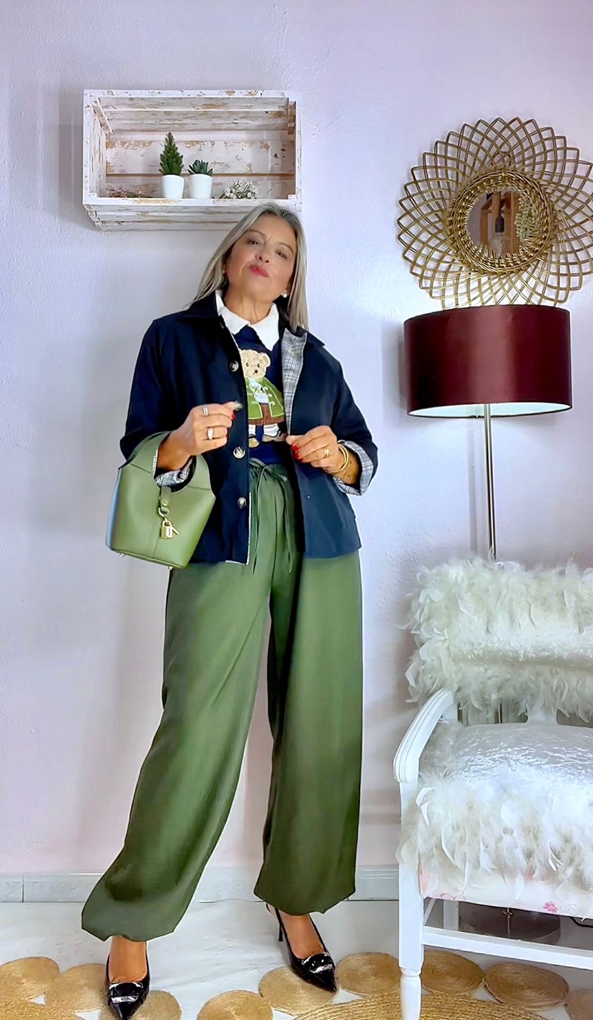 PANTALON BOMBACHO CAQUI