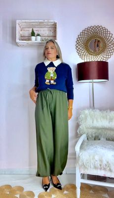 PANTALON BOMBACHO CAQUI