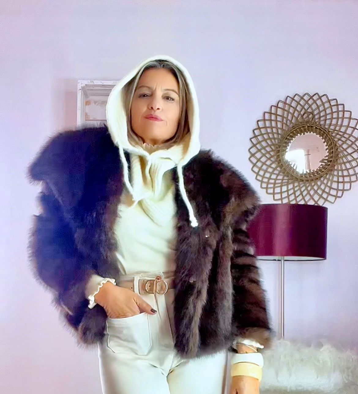 BALACLAVA  PUNTO BEIGE